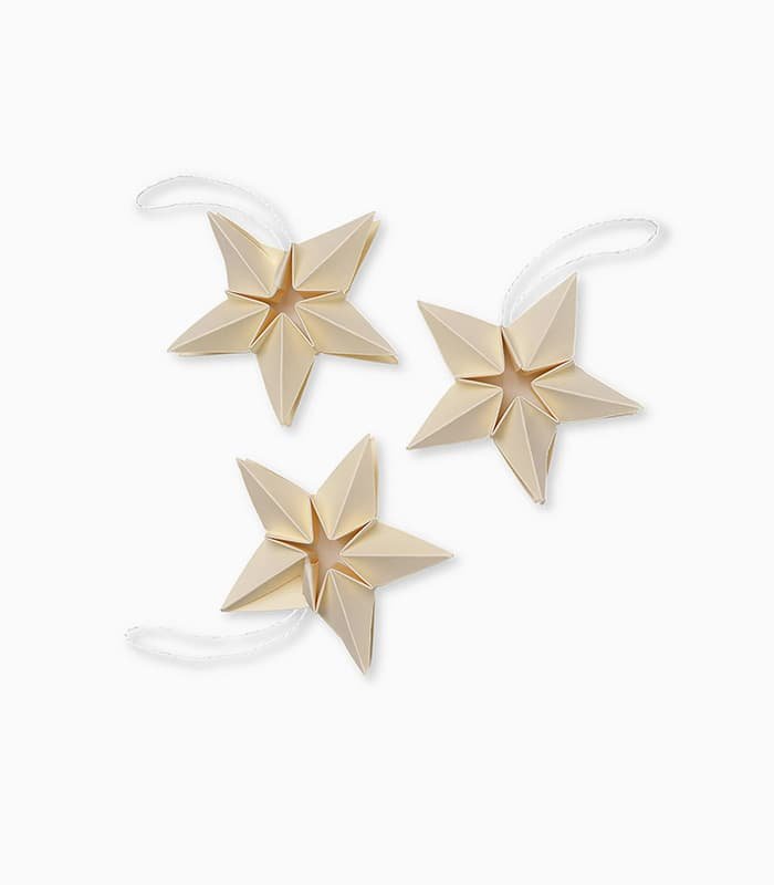 amanda-paper-star-christmas-decoration-3pack.jpeg Amanda paper star Christmas decoration 3-pack - Image 1