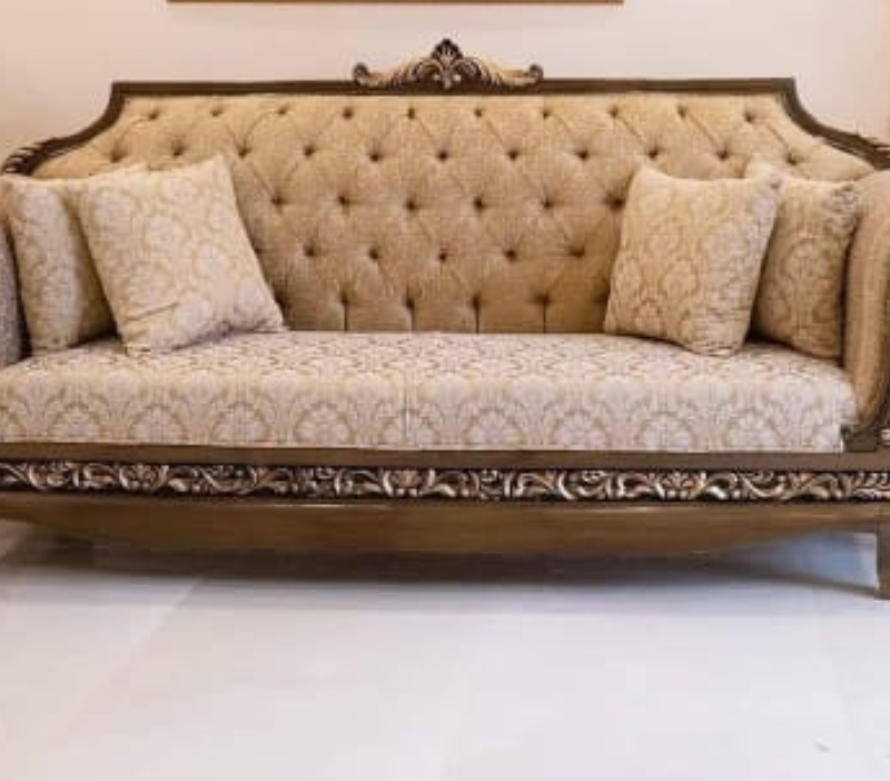 Handcrafted Wooden Sofa for Stylish Living Rooms - Image 2