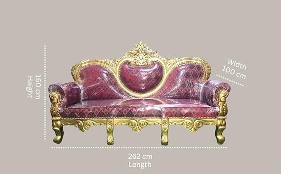 Premium 5-Seater Teakwood Sofa Set with Elegant Design - Image 2
