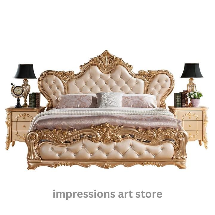 Impression Art Store King Size Royal Bed for Beautiful bedrooms - Image 2
