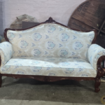Designer 3 Seater Wooden Sofa with Soft Cushions
