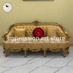 3 Seater Teak Wood Sofa