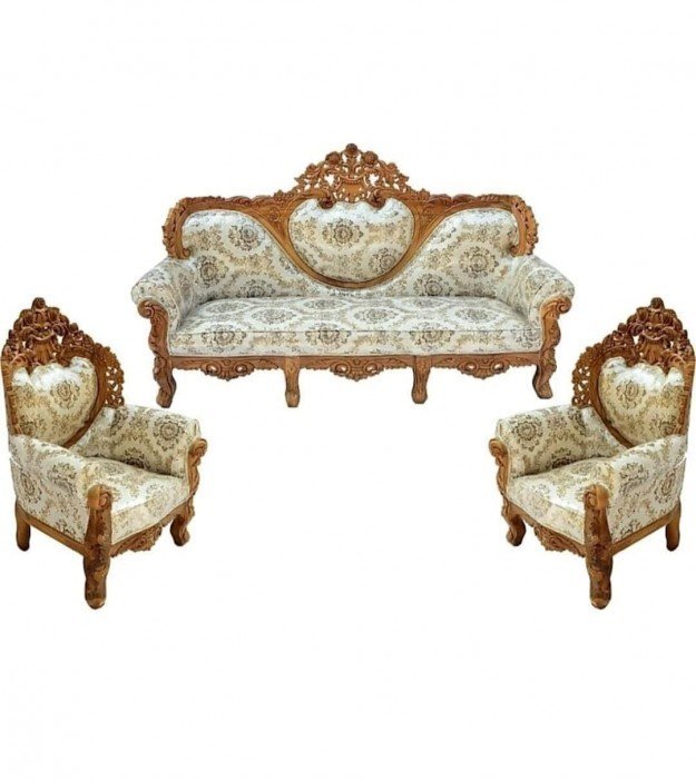 Exquisite Rococo-Inspired Sofa Set Premium