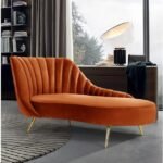 Azure Bliss 2-Seater Couch: Comfort and Style in Orange