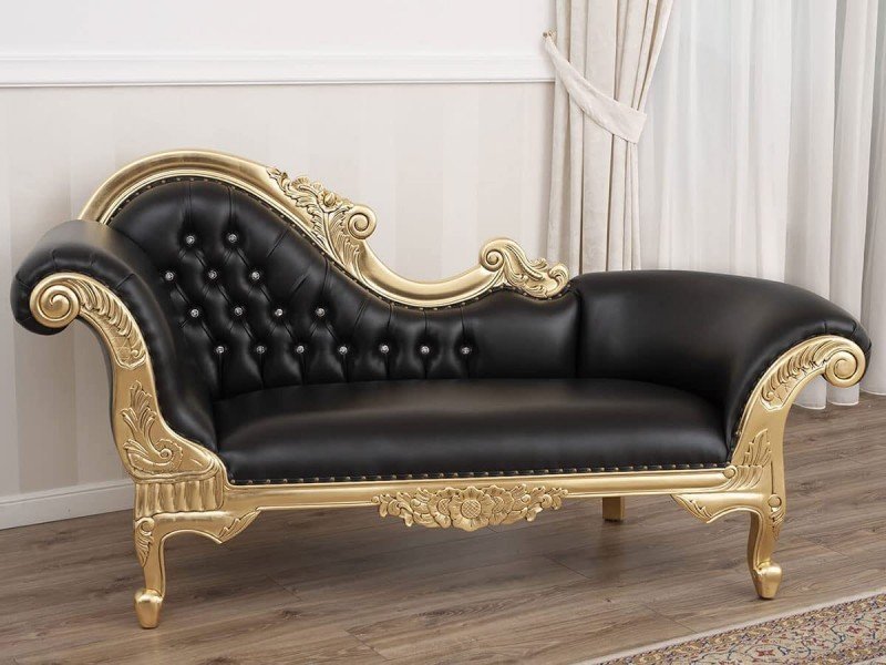 thumb_800_702_611fvqq1ncl._sl1200_ Majestic Gold: Royal Carving 3-Seater Leatherette Sofa (Black) - Image 1